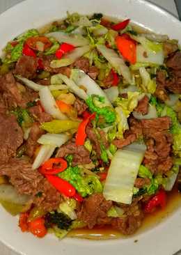 Daging tumis kecap asin (chinese food halal)