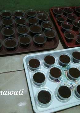 Puding coklat lembut