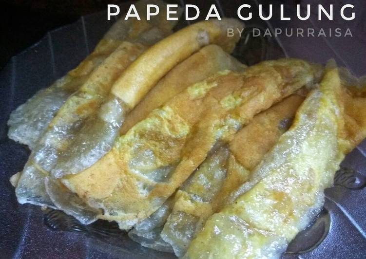 resep masakan Papeda Gulung