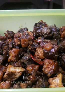 Sambal Goreng Kecap Ati Ampela dan Tahu Tempe