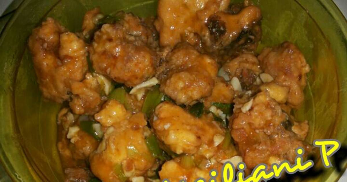 Resep Chicken Crispy with Garlic Sauce ala Restia Meiliani Prihansyah