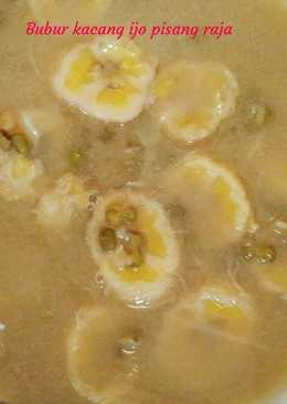 Bubur kacang ijo pisang raja