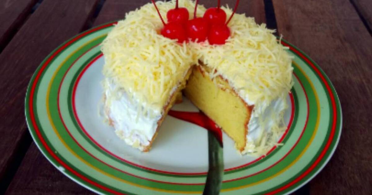 Resep Sponge Cake Keju