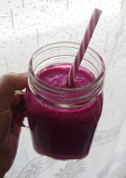 Smoothie Pisang, Buah Naga dan Yoghurt