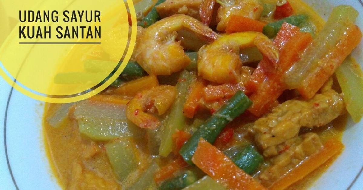 161 resep sayur santan udang enak dan sederhana Cookpad