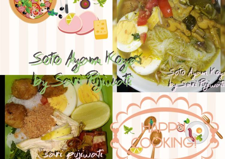 bahan dan cara membuat Soto Ayam Koya ala Sari Milly