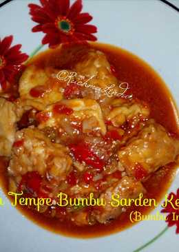 Tahu Tempe Bumbu Sarden Kecap (Bumbu Iris)