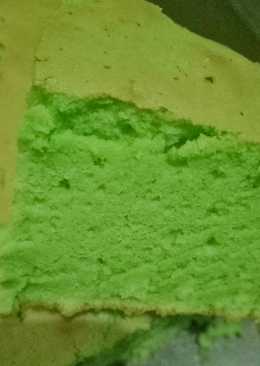 Bolu pandan silvia ala anak kost