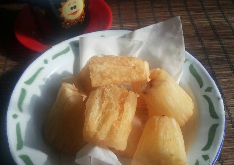 Resep Singkong goreng merekah