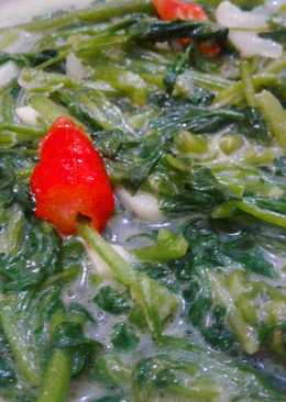 Jembak (Selada Air) Kuah Santan Gurih dan Segar