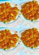 Telur dadar pizza saus royco