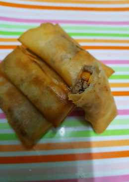 Lumpia isi daging dan wortel