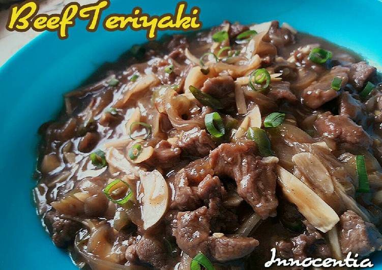 resep makanan Simple Beef Teriyaki