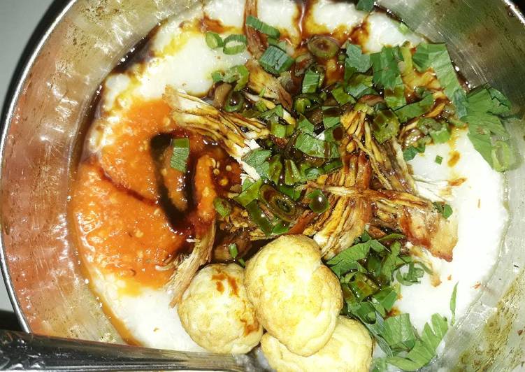 gambar untuk resep Bubur ayam praktis dan ekonomis