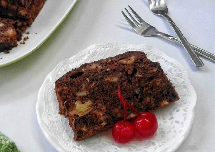 bahan dan cara membuat Steam Banana cake with coconut oil