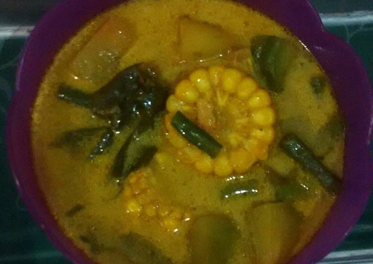 resep lengkap untuk Sayur Asem Lodeh sederhana ????