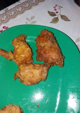 Ayam goreng empuk, garing, gurih