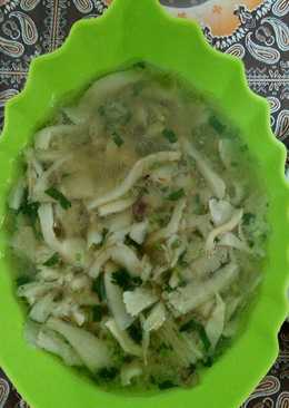Jamur tiram kuah bakso