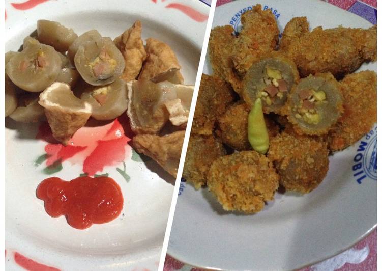 resep Cilok Mawut telur sosis & cilok tahu chrispy ??