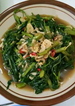 Tumis Kangkung Udang Rebon