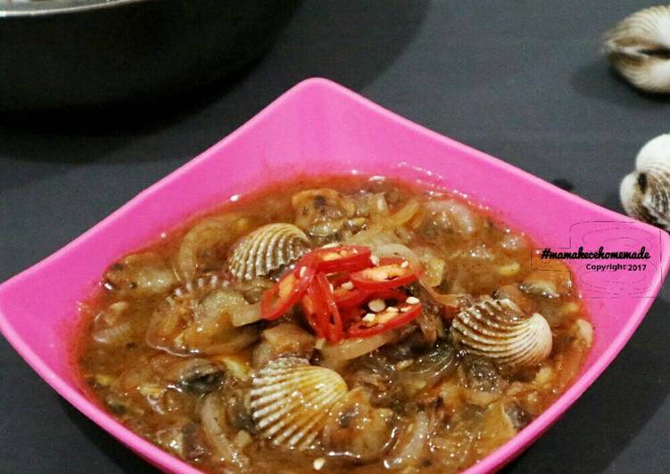 resep masakan Kerang asam manis. Pedas