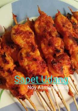 Sapet Udang (Sate Udang Madura)