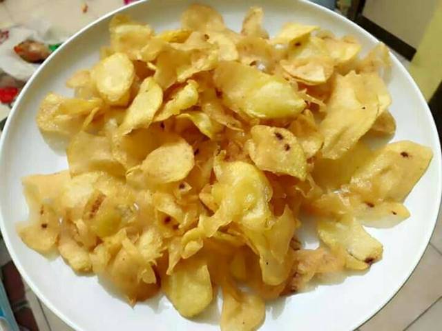 Cara membuat Keripik Kentang Gurih