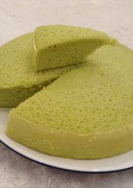 Bolu pandan (kukus)