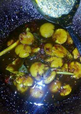Semur jengkol pedas manis