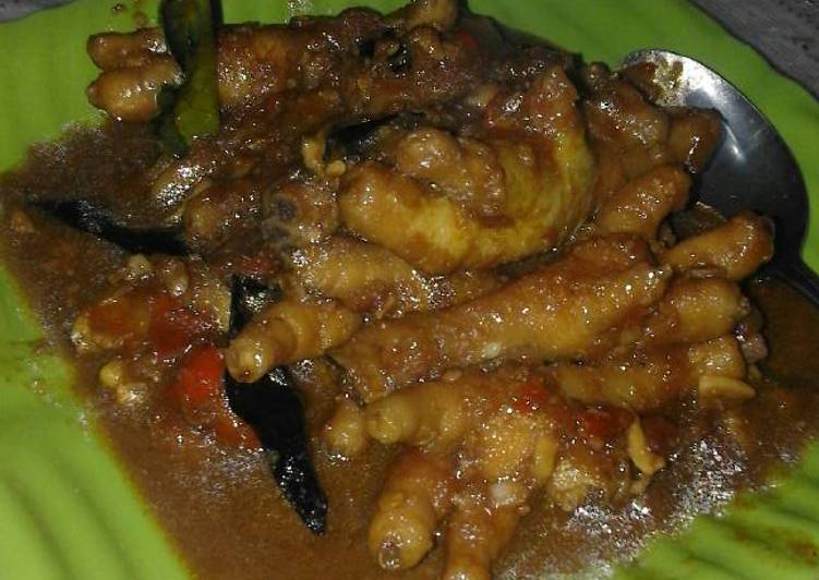 resep makanan Ceker ayam pedas manis gampang enak ??