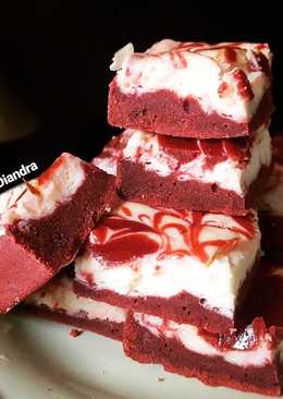 Red Velvet Cheesecake Brownies