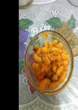 Macaroni Rebus Saus Tomat Keju