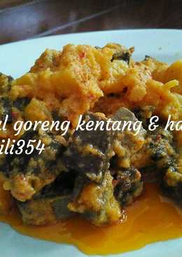 Sambal goreng kentang & hati sapi (recook)