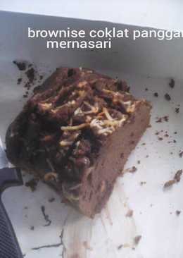 992 resep  brownies  panggang  cokelat keju  enak dan  