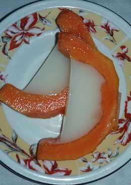 Puding susu pepaya