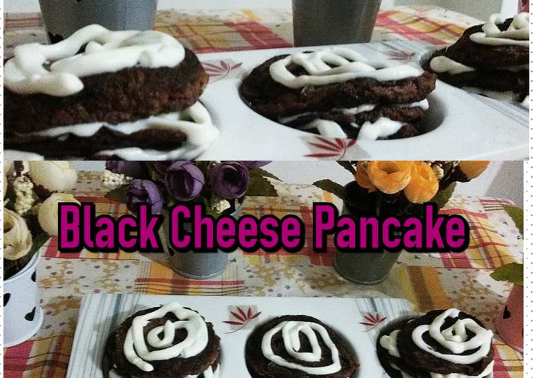 cara membuat Black Cheese Pancake #ketofriendly #ketofy #debm