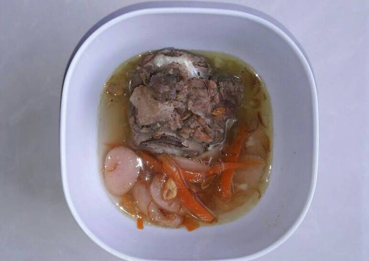 resep Sop tulang sapi, menu balita 2tahun