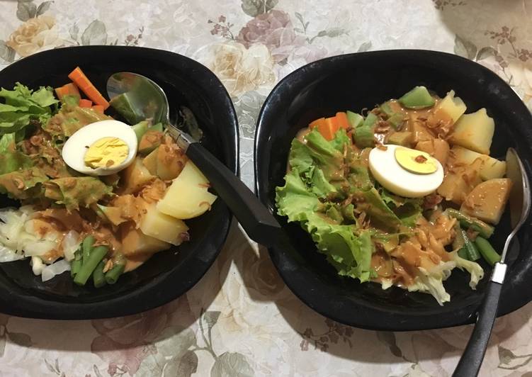 resep makanan Gado-gado siram betawi