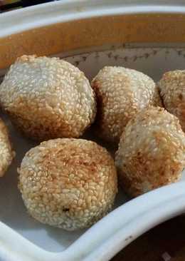 Onde-onde isi kacang hijau gurih garing nyoy