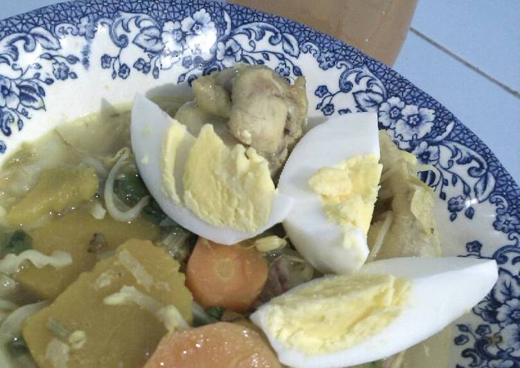 gambar untuk resep makanan Soto Ayam Lamongan No-MSG & Penyedap Rasa