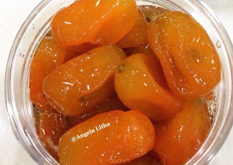 gambar untuk resep makanan Manisan jeruk mandarin