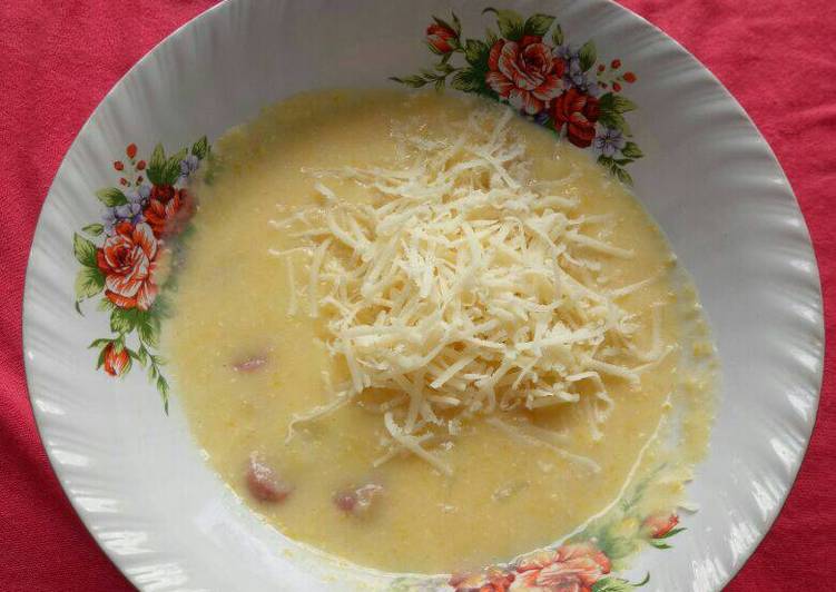 Resep Sup krim jagung kentang - Arie Yunila