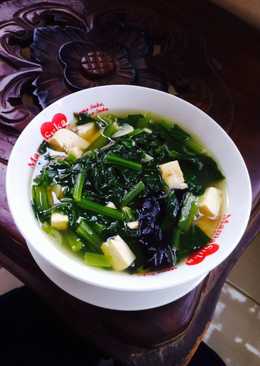 Sayur cheisin sawi hijau + tahu putih