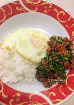 Tumis Daging Cincang dan Kale