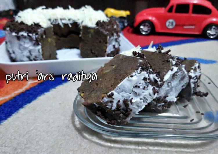 Resep Steamed chocolate banana cake Dari Putri Ars'raditya