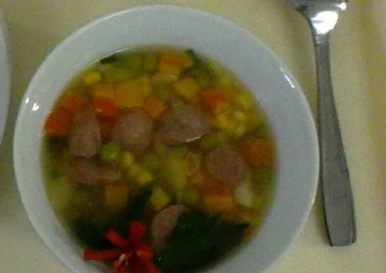 gambar untuk cara membuat Sup Pelangi