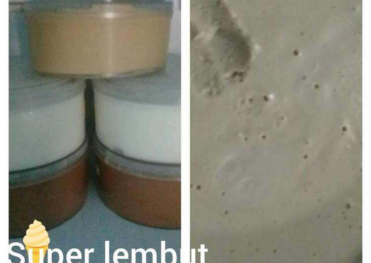 cara membuat Es cream super lembut (homemade part 2)