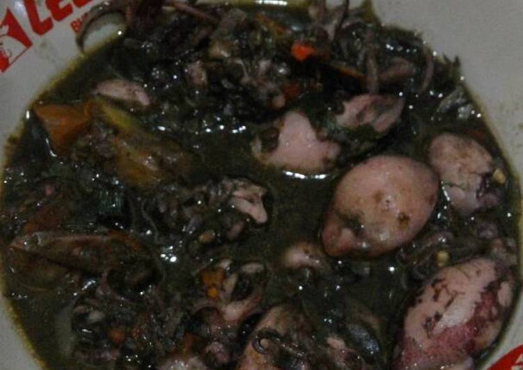 resep makanan Cumi hitam oseng pedas sederhana