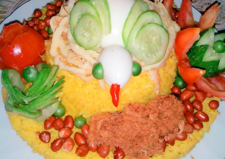 gambar untuk cara membuat Nasi Kuning ULTAH