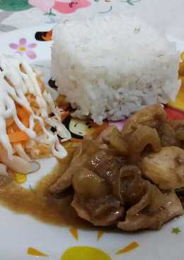 Ayam teriyaki ala hokben